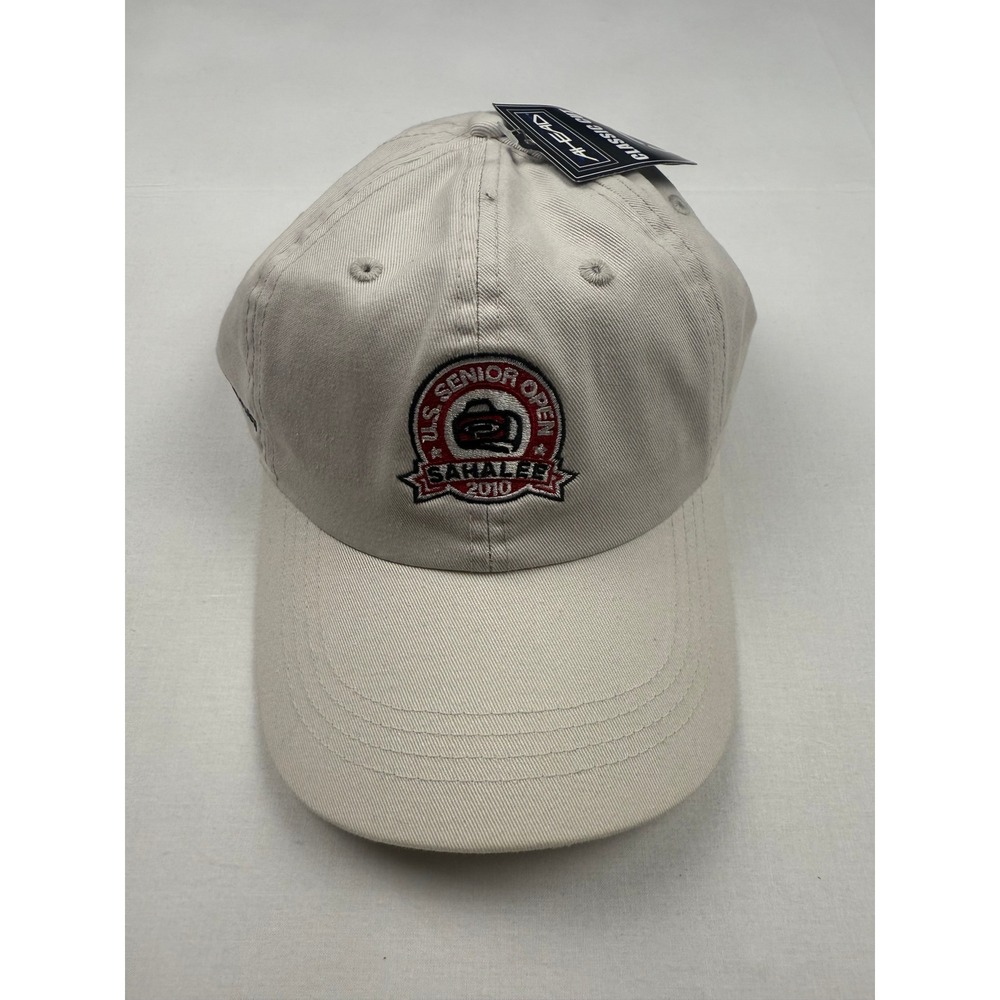 Ahead Hat OSFA Tan U.S. Senior Open Sahalee 2010 Golf Cap Adjustable NWT